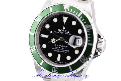 rolex submariner verde 50 anniversario peso